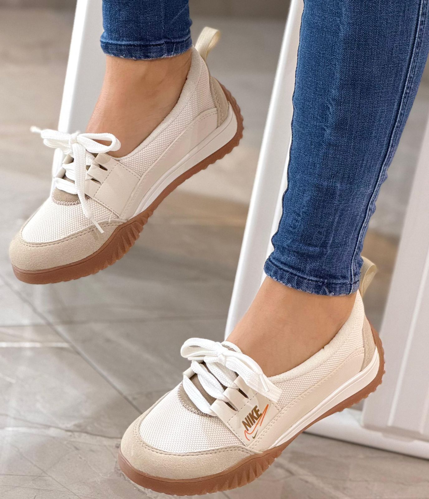 Bellas Baleta Nike Color Beige